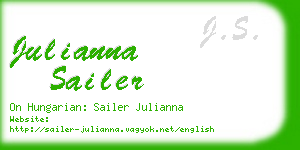 julianna sailer business card
